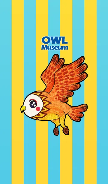 [LINE着せ替え] OWL Museum 29 - Sky Owlの画像1