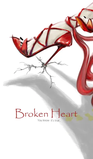 [LINE着せ替え] Broken heartの画像1