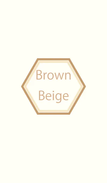[LINE着せ替え] Brown ＆ Beige Simple design 11の画像1