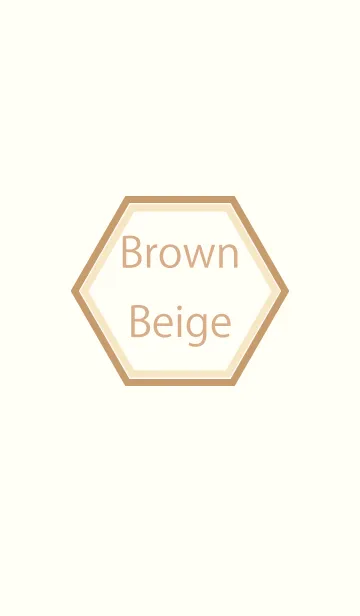 Brown ＆ Beige Simple design 11の着せ替えメイン画像
