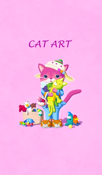 [LINE着せ替え] CAT ART 1の画像1