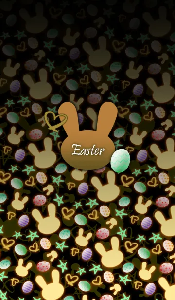 [LINE着せ替え] Easter -Yellow rabbit-の画像1