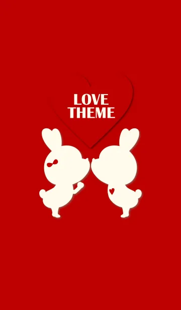 [LINE着せ替え] LOVE THEME RED.の画像1