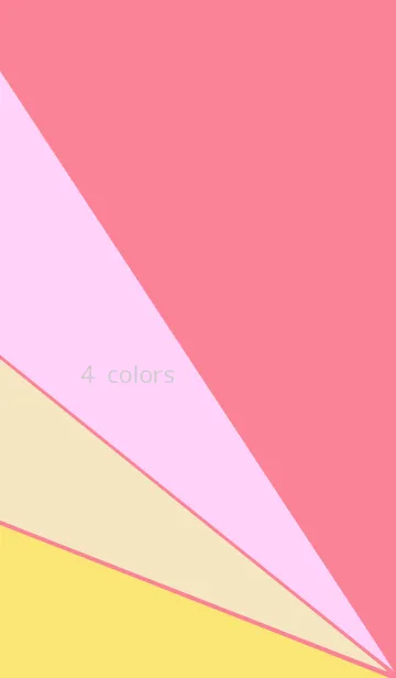 4 colors pinkの着せ替えメイン画像