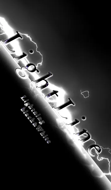 Light Line (Lightning Black And White)の着せ替えメイン画像
