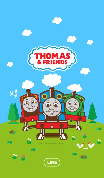 きかんしゃトーマスのLINE着せ替え