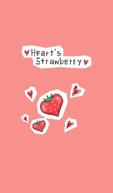 [LINE着せ替え] Heart's strawberryの画像1