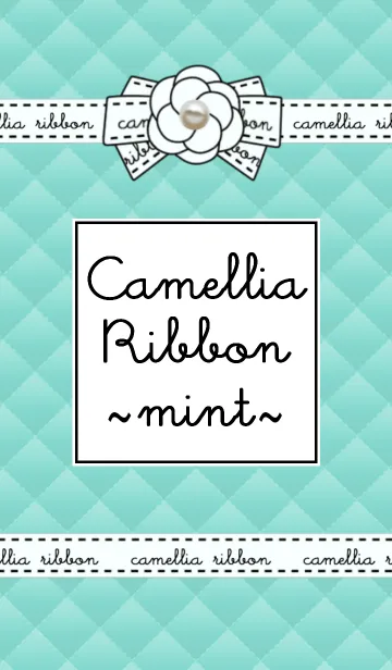 [LINE着せ替え] 大人カワイイ♡Camellia Ribbon -mint-の画像1