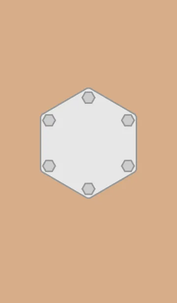 [LINE着せ替え] Brown ＆ Beige Simple design 10の画像1