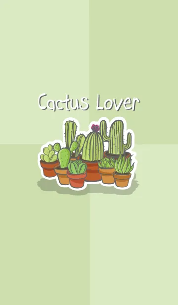 [LINE着せ替え] Cactus Lover Themeの画像1