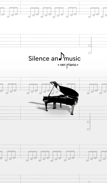 Silence and music ver:pianoの着せ替えメイン画像