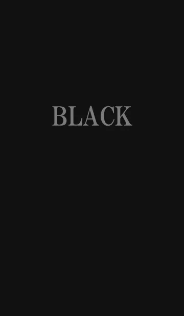 [LINE着せ替え] Black Simple designの画像1