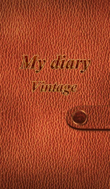 [LINE着せ替え] My diary 11 ヴィンテージ 革の画像1