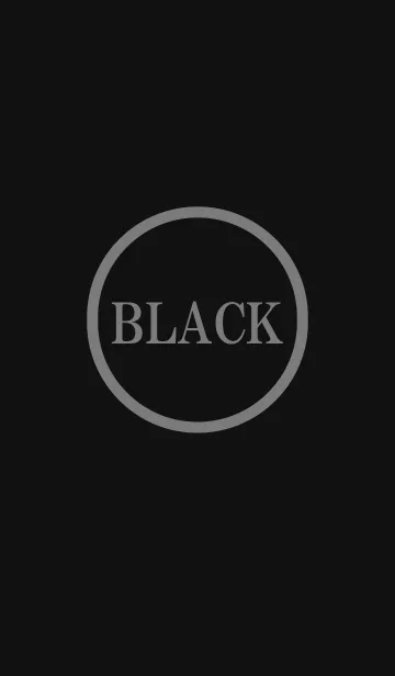 Black Simple design 2の着せ替えメイン画像