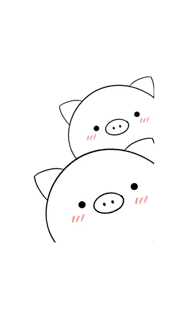 ブブホワイト【ペア＊女の子】の着せ替えメイン画像