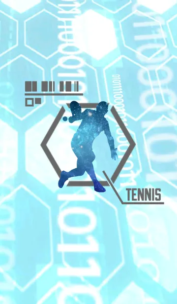 [LINE着せ替え] 電脳Tennisの画像1
