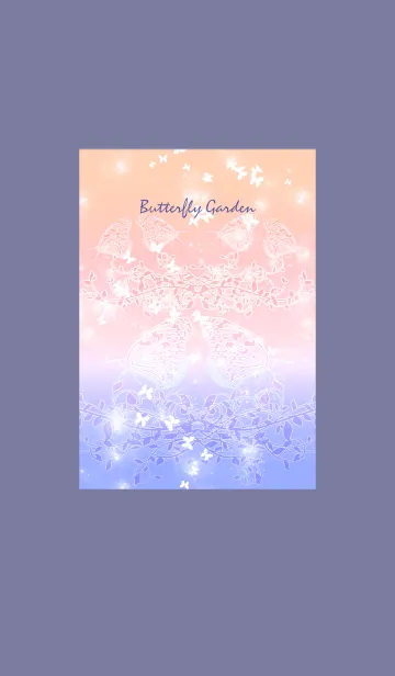 [LINE着せ替え] Butterfly Garden 2の画像1