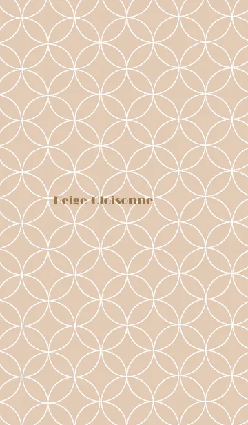 [LINE着せ替え] Beige Cloisonne -w-の画像1