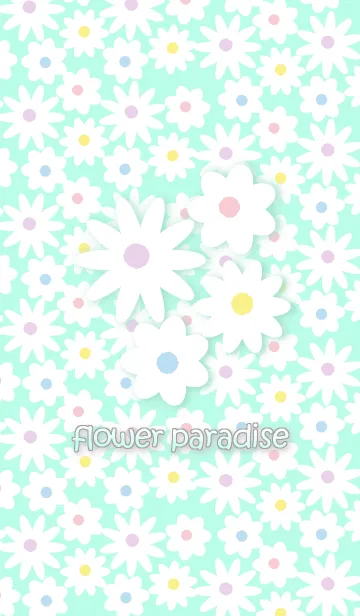 [LINE着せ替え] flower paradiseの画像1