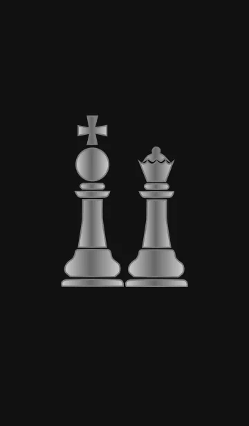 [LINE着せ替え] Black Simple design 5の画像1