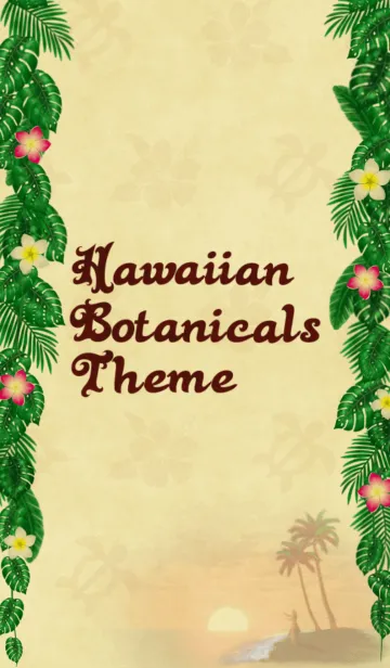 [LINE着せ替え] Hawaiian Botanicals Themeの画像1