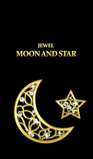 [LINE着せ替え] JEWEL 月と星の画像1