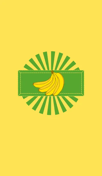 [LINE着せ替え] Bananas Summer Greenの画像1