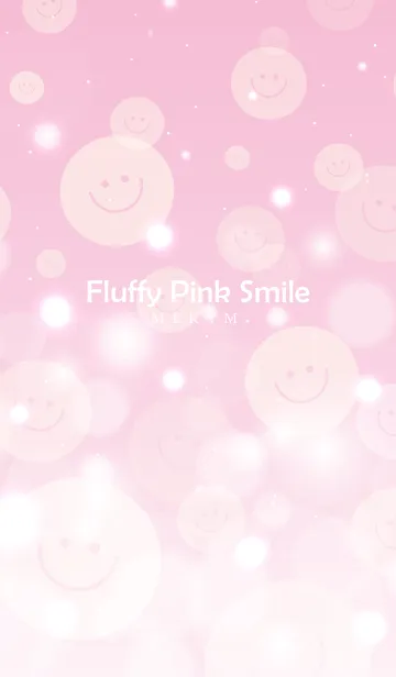 [LINE着せ替え] Fluffy Pink Smileの画像1