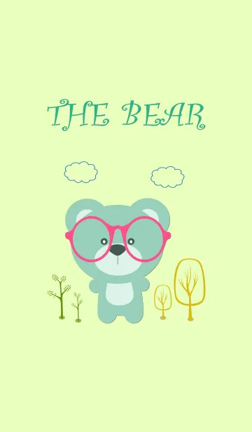 The cute bearの着せ替えメイン画像