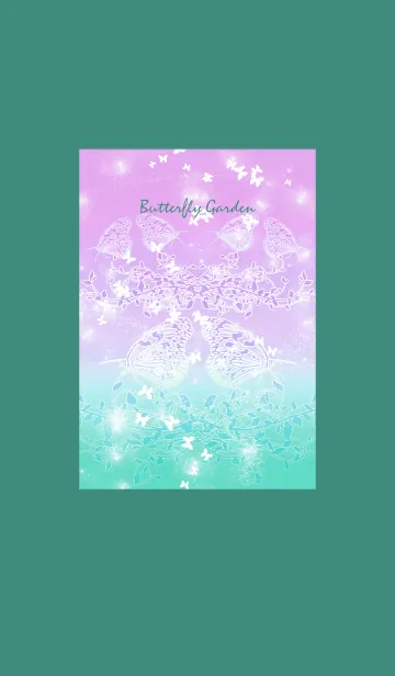 [LINE着せ替え] Butterfly Garden 3の画像1