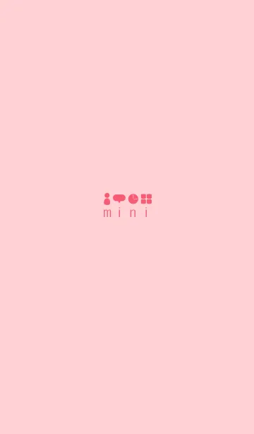 [LINE着せ替え] ミニ ピンクの画像1