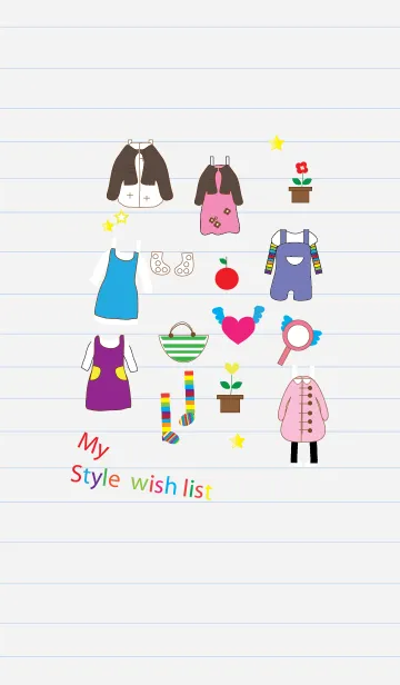 [LINE着せ替え] My style wish list v.1の画像1