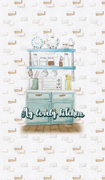 [LINE着せ替え] My lovely kitchen.の画像1