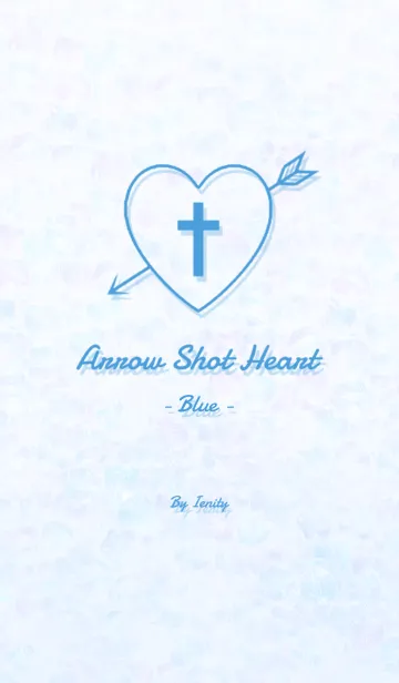 [LINE着せ替え] Arrow Shot Heart - Blue -の画像1