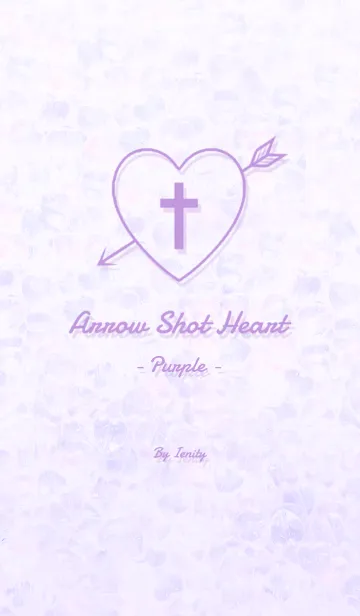 [LINE着せ替え] Arrow Shot Heart - Purple -の画像1