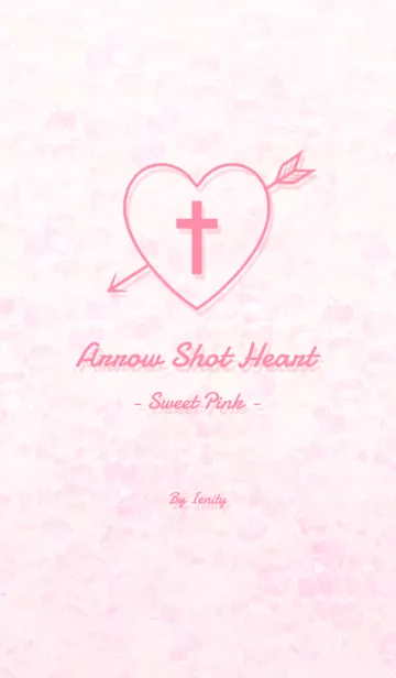 [LINE着せ替え] Arrow Shot Heart - Sweet Pink -の画像1