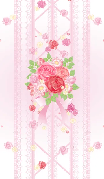 [LINE着せ替え] ローズブーケの画像1