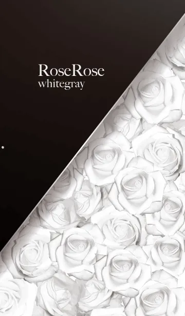 [LINE着せ替え] RoseRose whitegrayの画像1