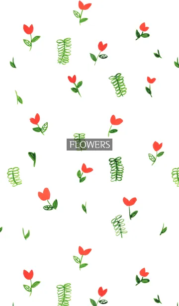 [LINE着せ替え] water color flowers_98の画像1
