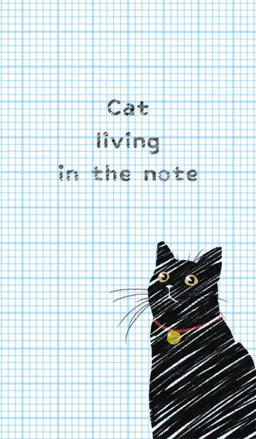 [LINE着せ替え] ノートの中に住むネコの画像1