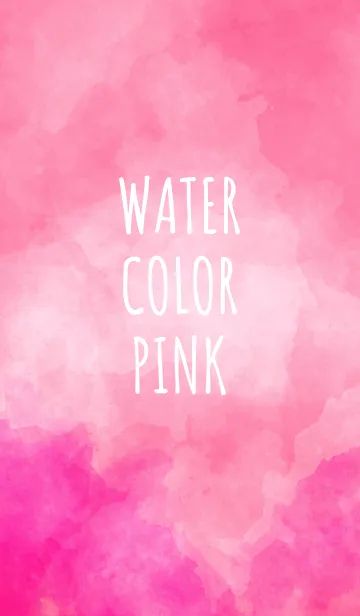 [LINE着せ替え] WATER COLOR PINKの画像1