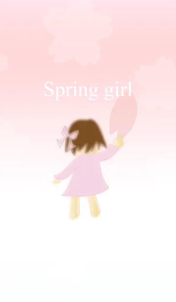 [LINE着せ替え] Spring girl～春の少女～の画像1