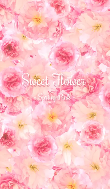 [LINE着せ替え] Sweet Flower - Spring Pink -の画像1