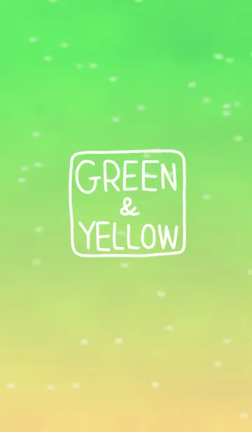 [LINE着せ替え] GREEN ＆ YELLOWの画像1