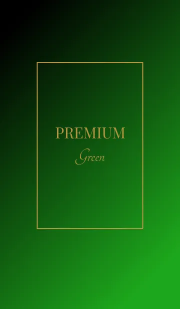 [LINE着せ替え] PREMIUM Greenの画像1