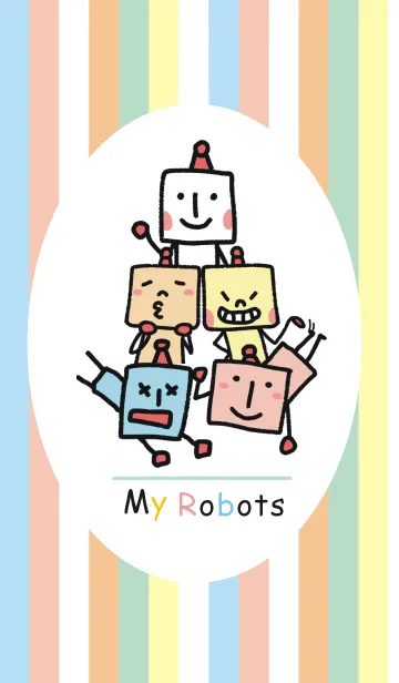 [LINE着せ替え] My robotsの画像1