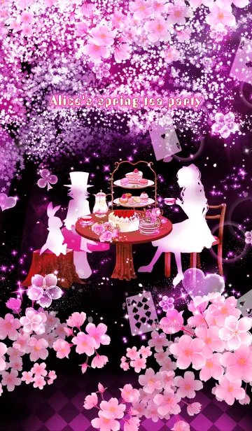 [LINE着せ替え] Alice's spring tea partyの画像1