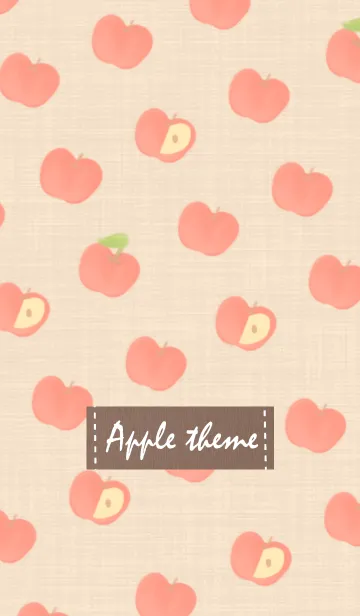 [LINE着せ替え] りんごのきせかえの画像1