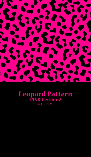 [LINE着せ替え] Leopard Pattern-PINK Version2-の画像1