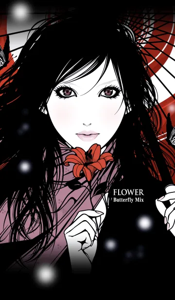 [LINE着せ替え] FLOWER Butterfly Mixの画像1